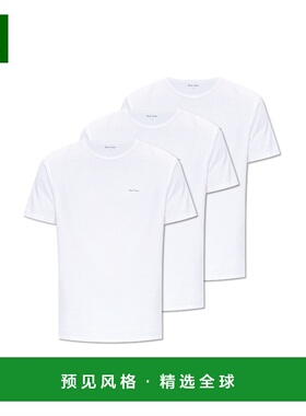 香港直邮PAUL SMITH 男士内裤 M1A389M3PK01 CO 白色 Logo T-shir