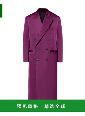 香港直邮Versace 双排扣大衣 10067161A04672西装