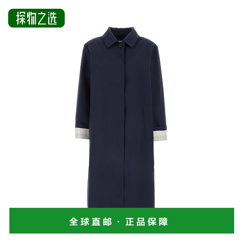 1h可退 香港直邮Miu Miu 缪缪 女士 长袖风衣 MS2019SOOO15D7