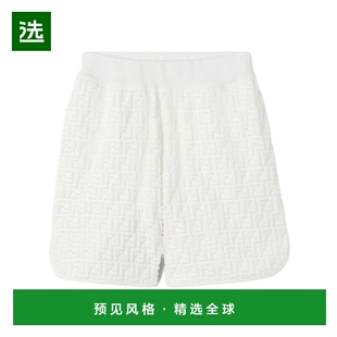 香港直邮Fendi JUF142ATS2 标识毛圈布短裤