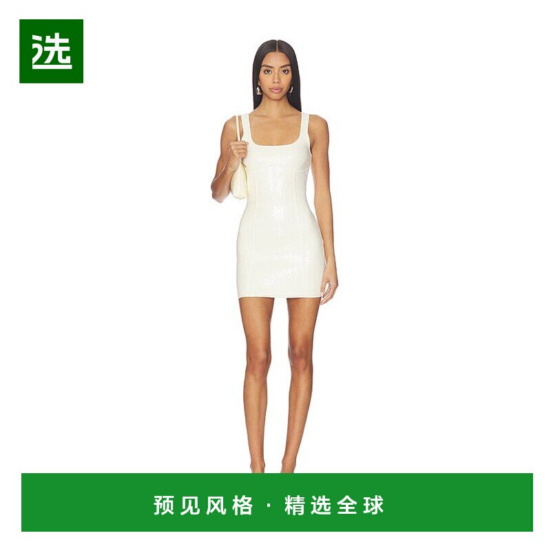 1h可退 香港直邮Fleur Du Mal 女士 针织合身剪裁迷你束腰连衣裙