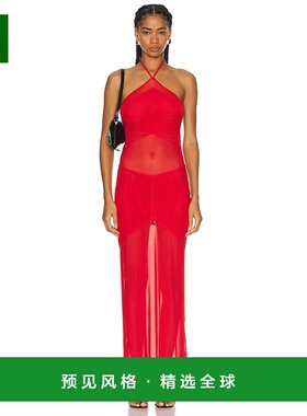 1h可退 香港直邮Miaou 女士 Serena 连衣裙 5055PM3SCA red红色