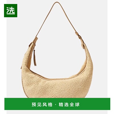 1h可退 香港直邮KHAITE 女士 Augustina 山羊皮边拉菲草编织肩包