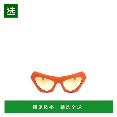 香港直邮Marni 几何太阳镜 DEVIL'S POOL ORANGE