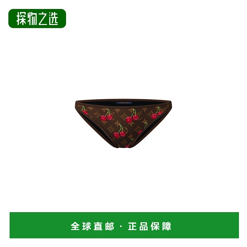 1h可退 欧洲直邮LV (2025) LV x TM - 樱桃红泳裤低腰比基尼泳衣