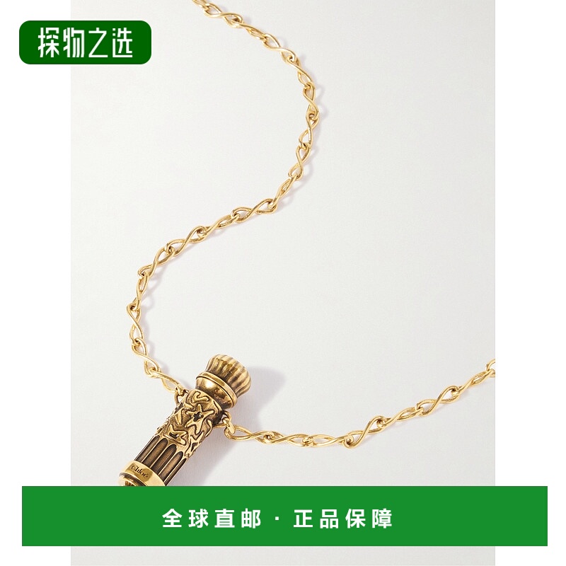 香港直邮Chloe 蔻依 女士 Elixir 吊墜項鍊 CH25WJN07CB7复古精致