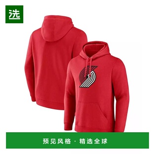 1h可退 【美国直邮】Fanatics 男士红色波特兰开拓者队主标志套头