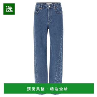 香港直邮MARINE SERRE 女士牛仔裤 WPA169ACDEN0002BL05 AW2025
