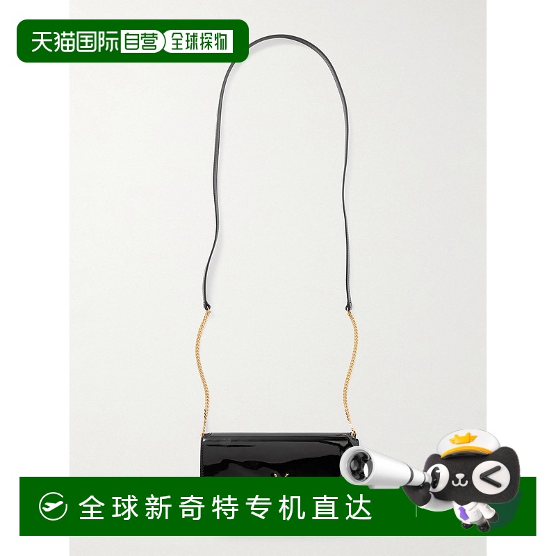 1h可退 香港直邮Saint Laurent 圣罗兰 女士 Cassandre Strap 漆