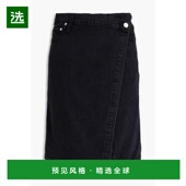 美国直邮 女装 DEREK 1h可退 牛仔裹裙 LAM CROSBY 半身裙