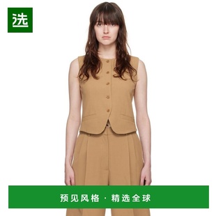 1h可退 【美国直邮】Beaufille|SSENSE 独家黄褐色 Rubens 马甲