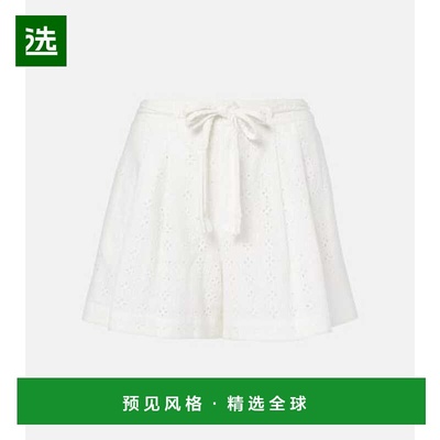 1h可退 香港直邮Poupette St Barth 女士 Chantal 英格兰刺绣棉质