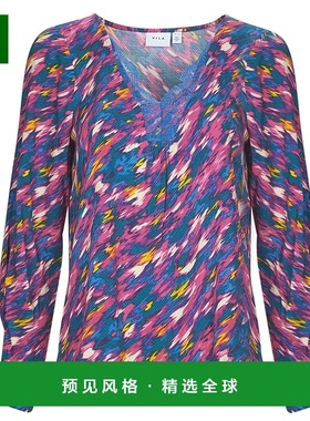 欧洲直邮Vila  VIANIA 女装短款连衣裙 14084053-SHADED-SPRUCE