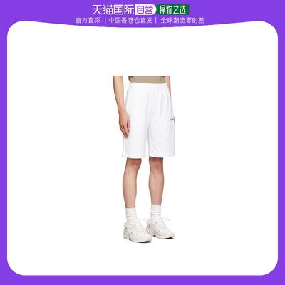 香港直邮Helmut Lang 平纹针织运动短裤 L09HM218White