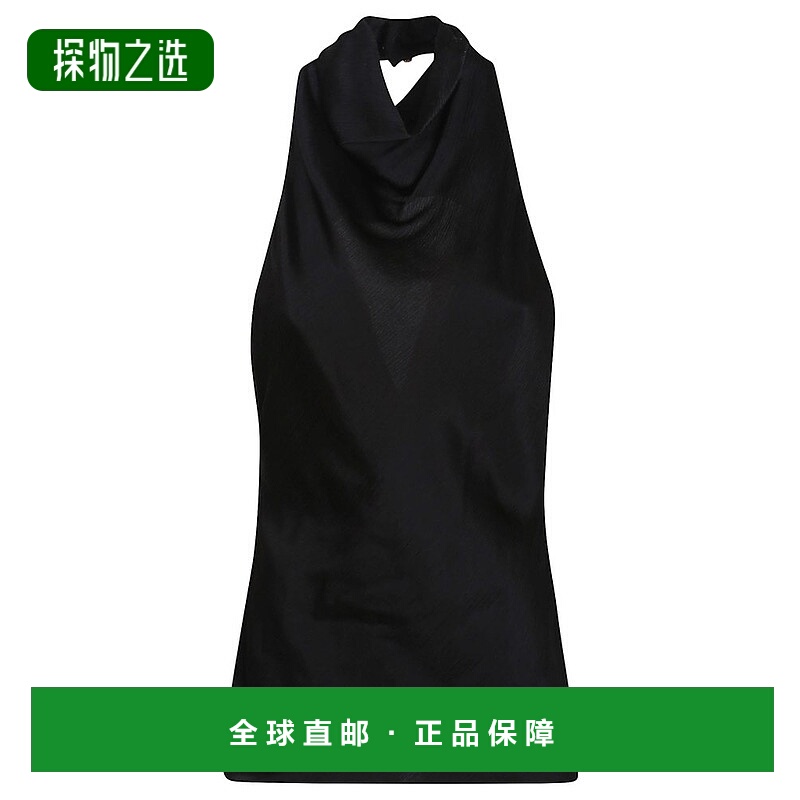 香港直邮Balmain 巴尔曼 女士 露背绉绸缎上衣 FF1AE165SE94