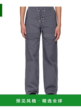 香港直邮Dion Lee 男士休闲裤 C2178PS24ASPHALT SS2024 灰色