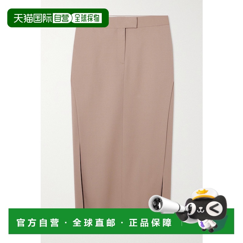 1h可退 香港直邮The Attico 女士 羊毛中长半身裙 241WCS186198