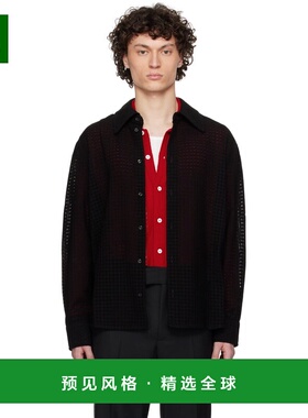 1h可退 香港直邮Séfr 男士 黑色 Wes 衬衫 MSS25WESBAS 舒适时尚