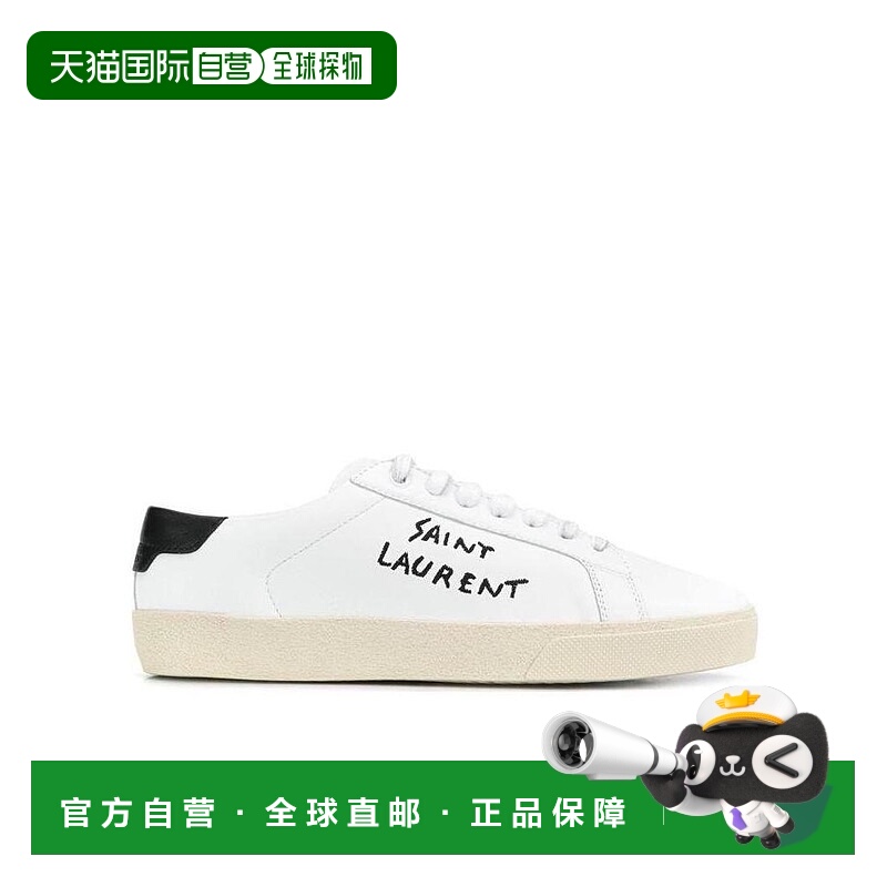 香港直邮Saint Laurent SL06经典刺绣运动鞋 59252608G10