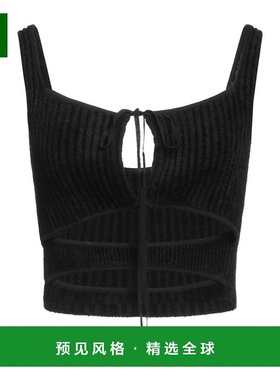 1h可退 香港直邮ANDREĀDAMO 女士 上衣 black黑色 舒适时尚