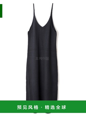 韩国直邮AURALEE 拉绒拉舍尔鼹鼠针织连衣裙黑色 (A23AD03RM) 针