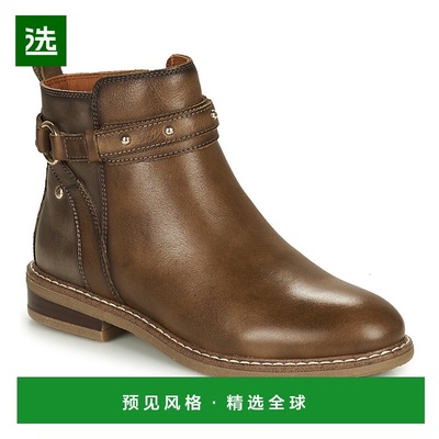 欧洲直邮Pikolinos 派高雁 ALDAYA 女士鞋子靴子 W8J-8571C1-OLIV
