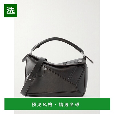 1h可退 香港直邮LOEWE 罗意威 女士 Puzzle Panta 小号织纹皮革肩