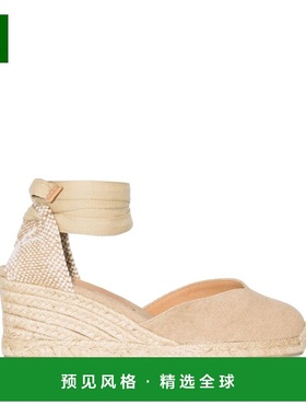 1h可退 香港直邮CastaÑer 女士 CHIARA 帆布面凉鞋 CHIARA6002201