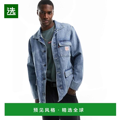 1h可退 香港直邮Levi'S 李维斯 男士 Broadway engineer 水洗牛仔