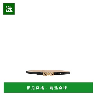 香港直邮Versace 1009125DV3T1B00V范思哲牛皮 徽标腰带