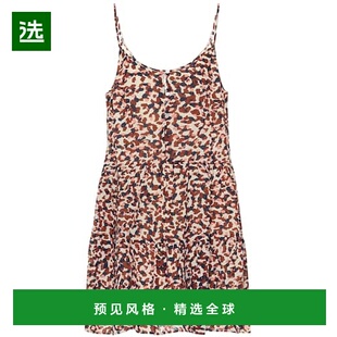1h可退 香港直邮Velvet 女士 Zahara 动物纹棉质迷你连衣裙
