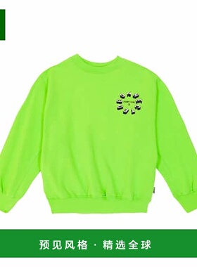 1h可退 香港直邮Molo 女童 Magni 印花棉质卫衣童装 green绿色 舒