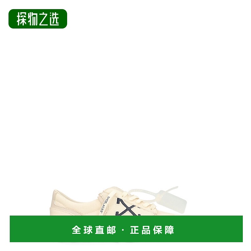 香港直邮off-white 男士 灰白色標誌貼片繫帶運動鞋 OMIA2A2F25FA