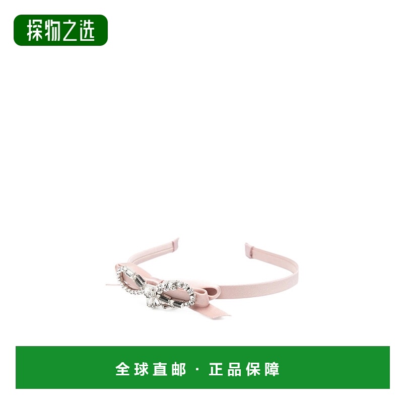 香港直邮Jimmy Choo 蝴蝶结发饰 CRYSTALBOWHEADBAXAH