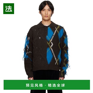 1h可退 香港直邮Andersson Bell 男士 棕色 & 蓝色 Argyle Fisher