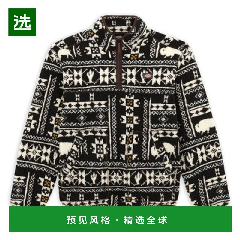 1h可退 香港直邮Dickies 迪凯斯 男士 HAYS 1/4拉链卫衣 DK0A4YEP