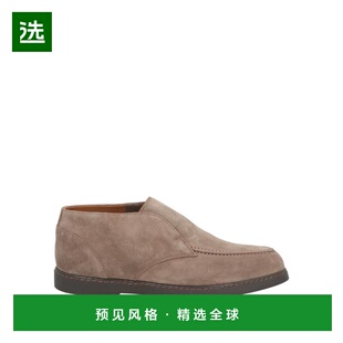 1h可退 【美国直邮】DOUCAL S 流行男鞋时装靴绒面革小牛靴真皮平