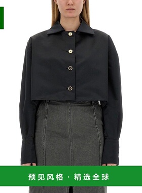 1h可退 香港直邮Patou 女士 短版紐扣夾克 JA0400164 black黑色