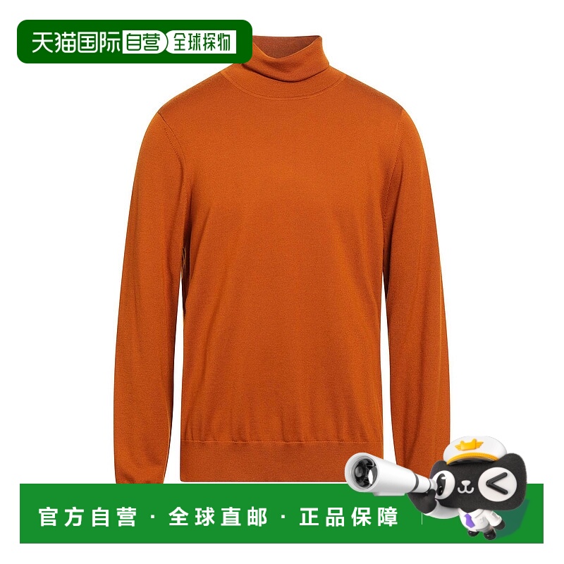 1h可退 香港直邮Sandro 男士 高领上衣 orange橙色 舒适时尚