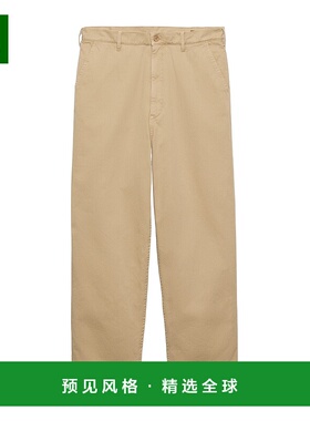 香港直邮Prada 棉质长裤 SPH49616FTSOOO普拉达休闲裤