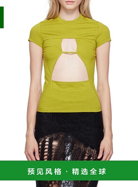 香港直邮Rick Owens 镂空短袖T恤 RP02C1211JA32