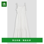 1h可退 褶饰棉质府绸中长连衣裙 Willa 美国直邮 SEA