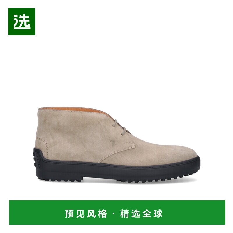 香港直邮Tod's 系带裸靴 XXM84L00D80RE0男靴高帮