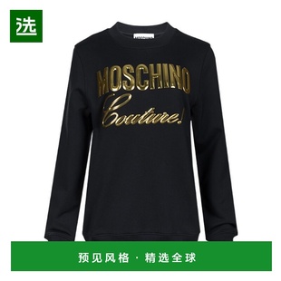 M17065428BBW2555长袖 香港直邮Moschino 徽标套头卫衣