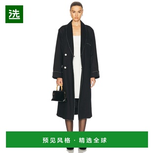 1h可退 香港直邮Bode 女士 Podium 大衣 MRS25OW018 black黑色 舒