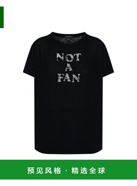 1h可退 香港直邮R13 女士T恤 R13WK001K124A0BLACK SS2026 黑色 T