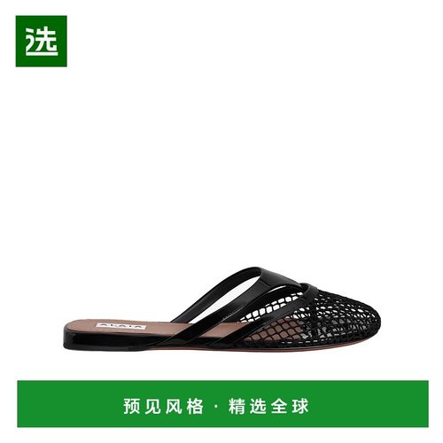 香港直邮Alaia Infradito 平底穆勒鞋 AA3M101TK007