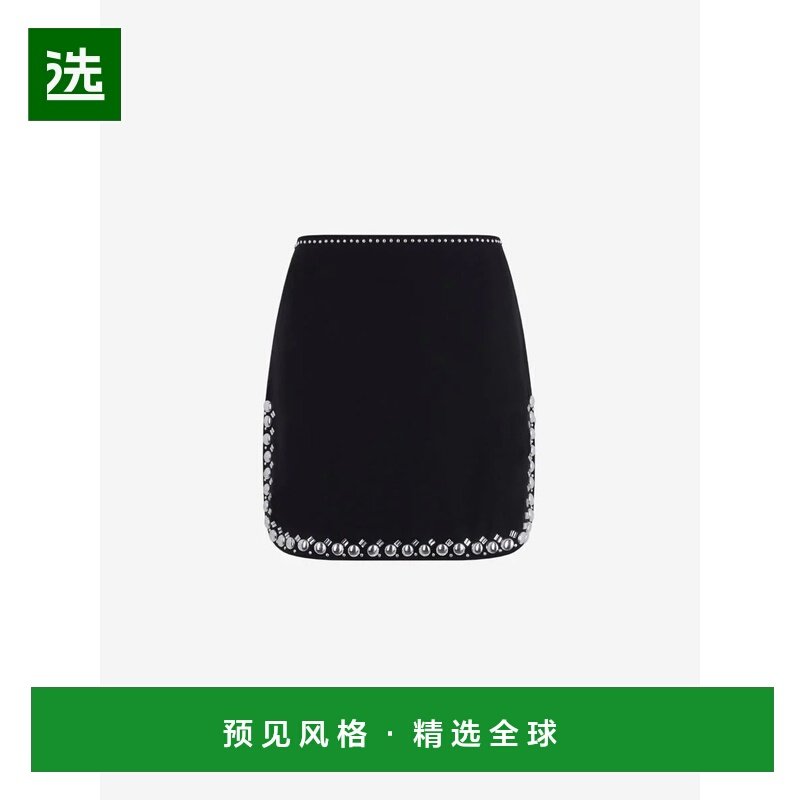 香港直邮PACO RABANNE 女士半身裙 24HCJU008PO0336BLACKP001,女装/女士精品,半身裙,淘宝优惠券,粉丝福利购,淘宝优惠卷