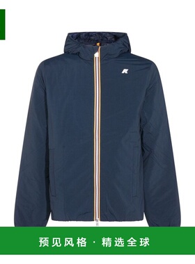 1h可退 香港直邮k way 男士 Jack 純色保暖夾克 K2136DW blue蓝色