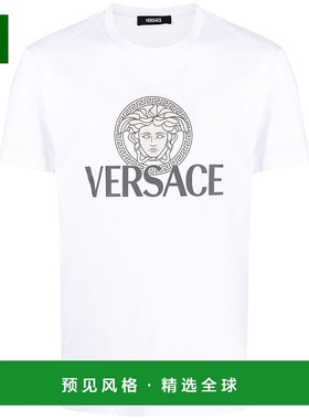 1h可退 香港直邮versace 范思哲 男士 白色 Medusa T 恤 10142261